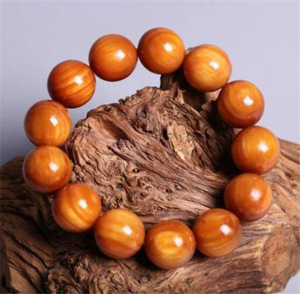 琥珀木手串